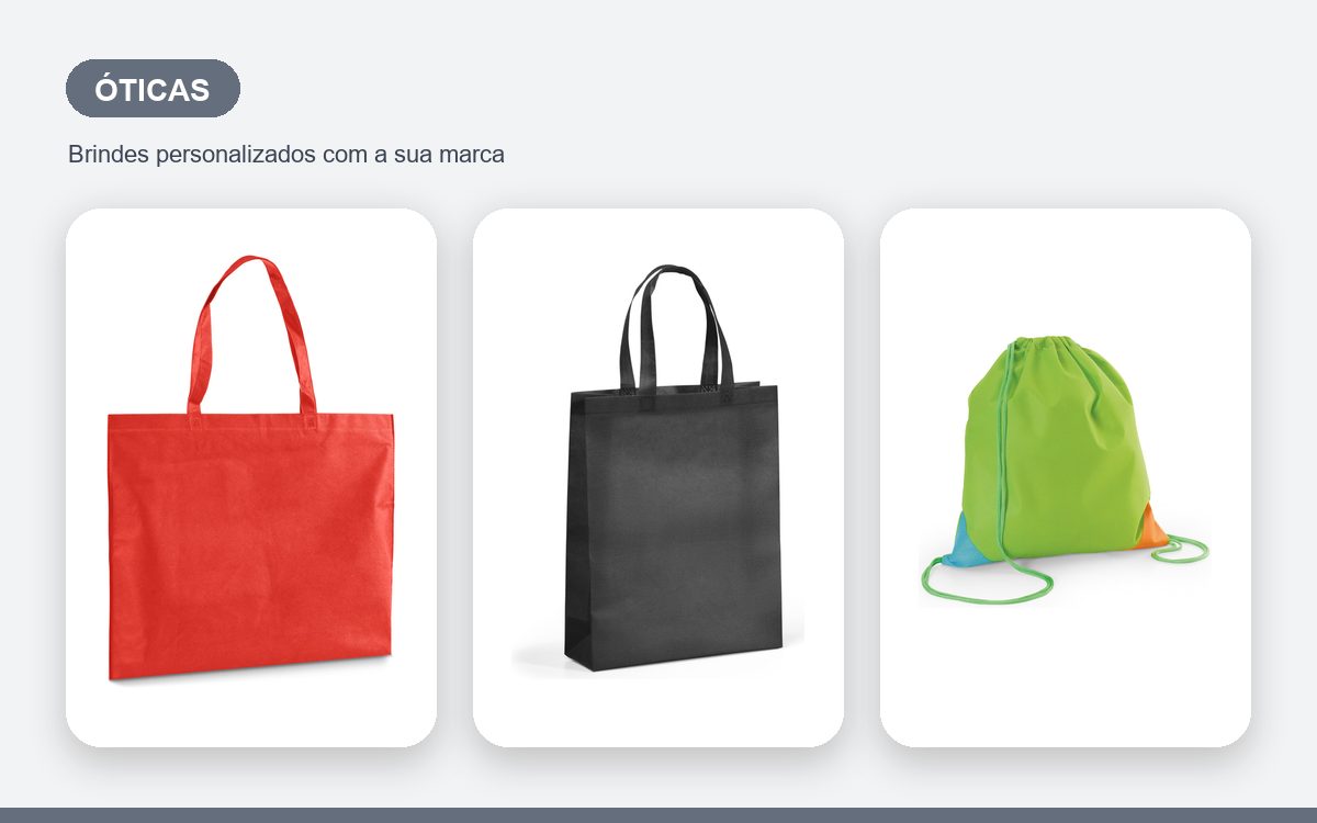 Brindes personalizados com a sua marca — Sacolas personalizadas para óticas: guia completo