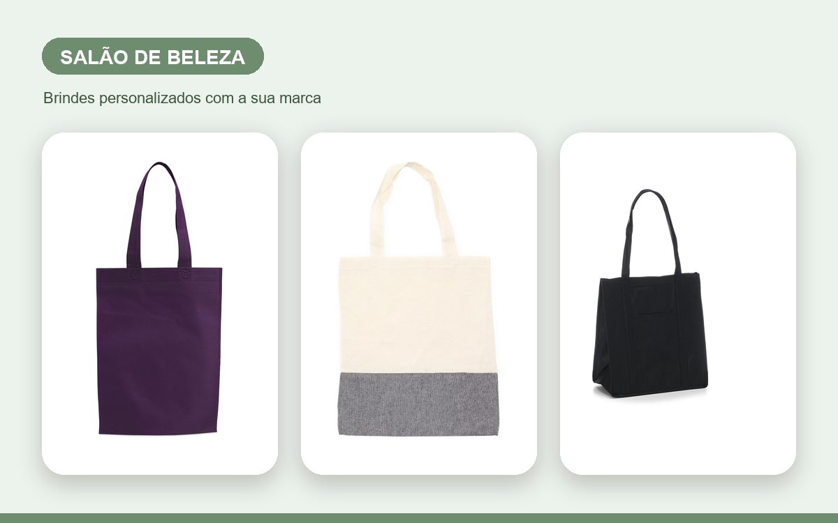 Brindes personalizados com a sua marca — Sacolas personalizadas para salão de beleza: por que usar