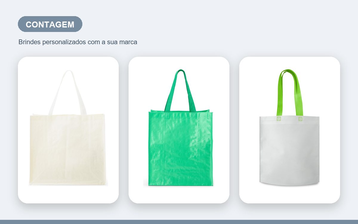 Brindes personalizados com a sua marca — Sacolas Personalizadas em Contagem para Empresas