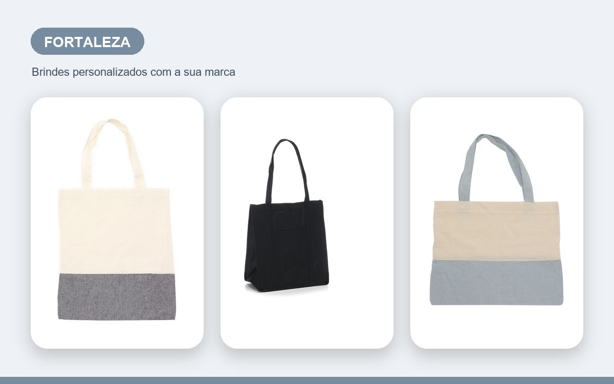 Brindes personalizados com a sua marca — Sacolas Personalizadas em Fortaleza para Feiras e Eventos