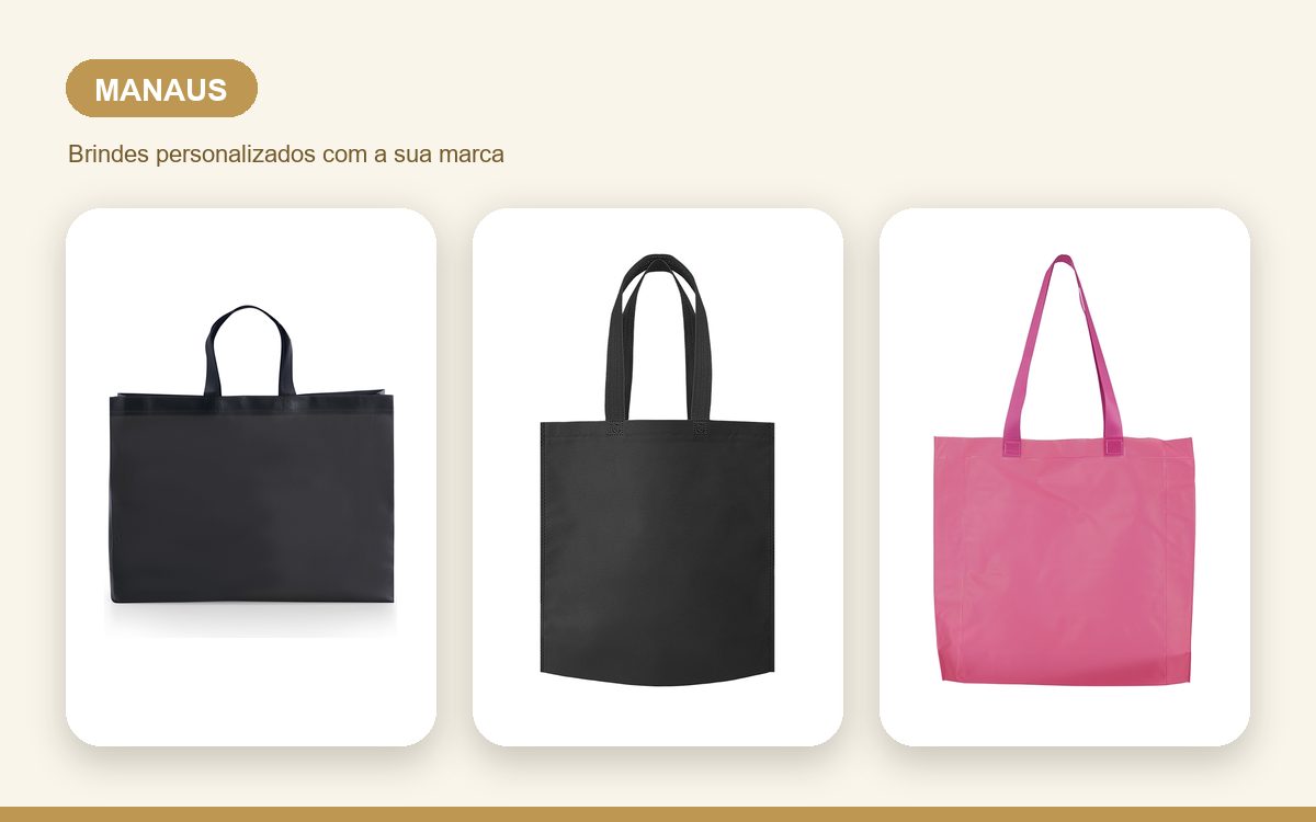 Brindes personalizados com a sua marca — Sacolas Personalizadas em Manaus para Empresas e Eventos