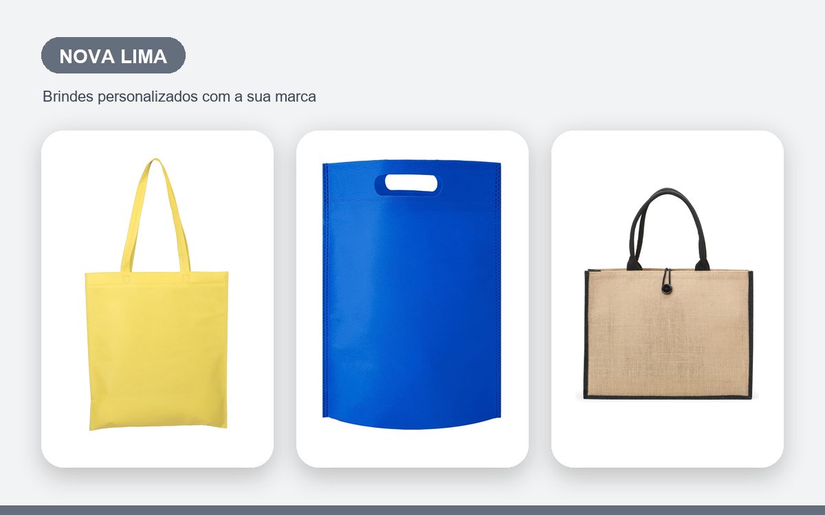 Brindes personalizados com a sua marca — Sacolas Personalizadas em Nova Lima: Guia para Empresas