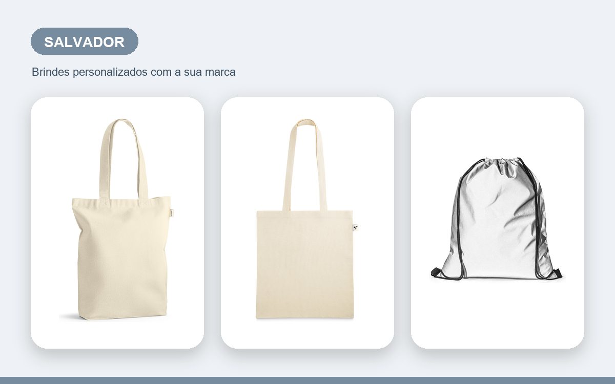 Brindes personalizados com a sua marca — Sacolas Personalizadas em Salvador para Empresas com Sua Logo
