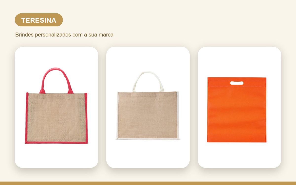 Brindes personalizados com a sua marca — Sacolas Personalizadas em Teresina para Empresas e Eventos
