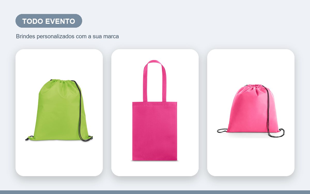 Brindes personalizados com a sua marca — Sacolas Personalizadas para Congressos: Presença de Marca em Todo Evento