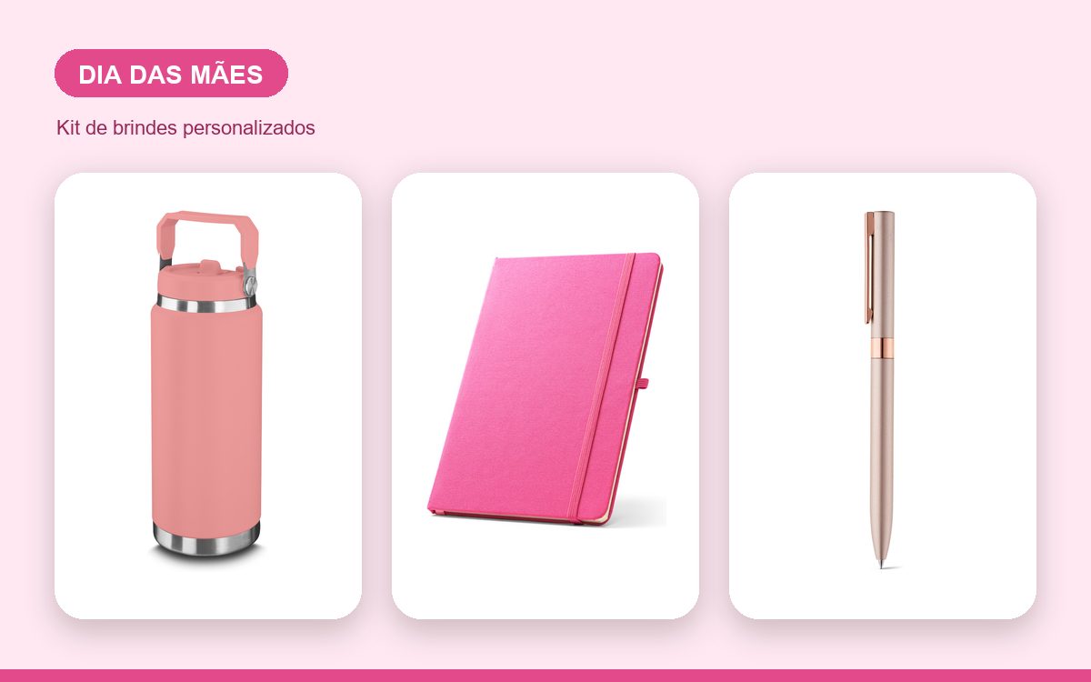 Kit de brindes personalizados — Squeezes Personalizados para o Dia das Mães: Boas Ideias