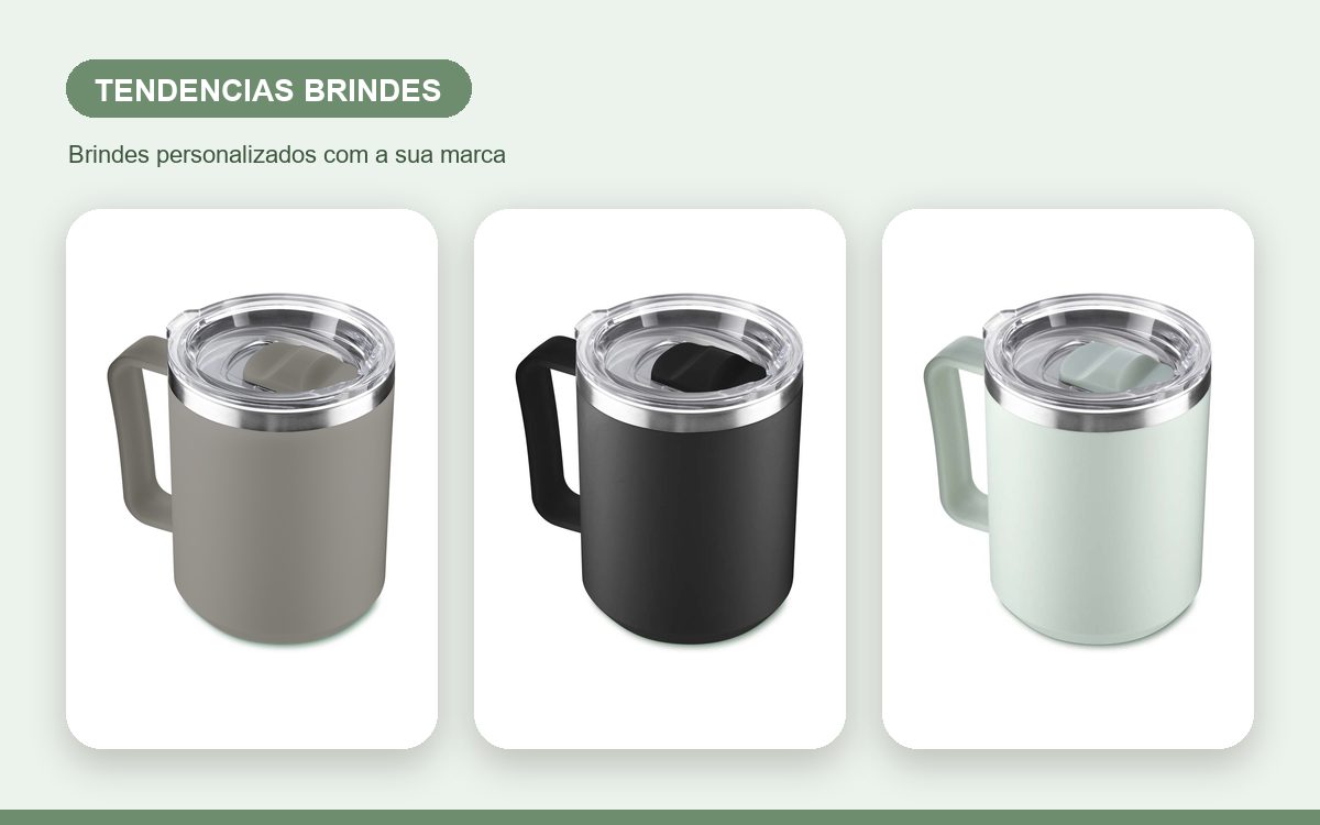 Brindes personalizados com a sua marca — Tendências de brindes corporativos para 2026: o que está em alta