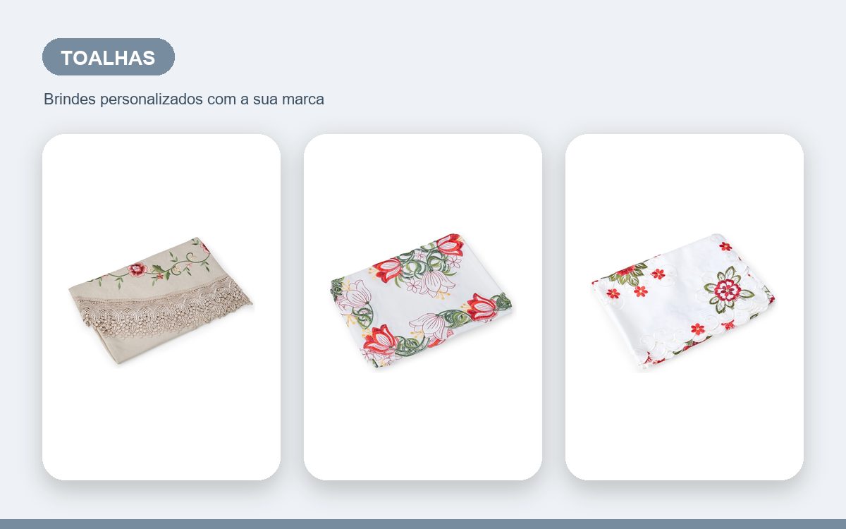 Brindes personalizados com a sua marca — Toalhas personalizadas para colaboradores e equipes