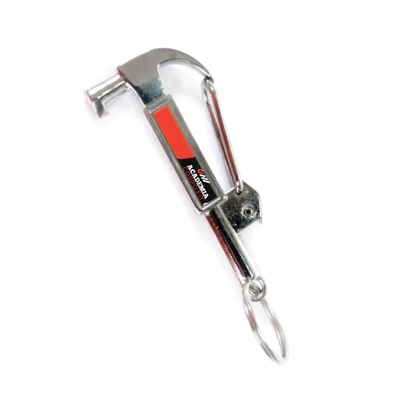Chaveiro Resinado · Metal · Martelinho personalizado com a sua marca