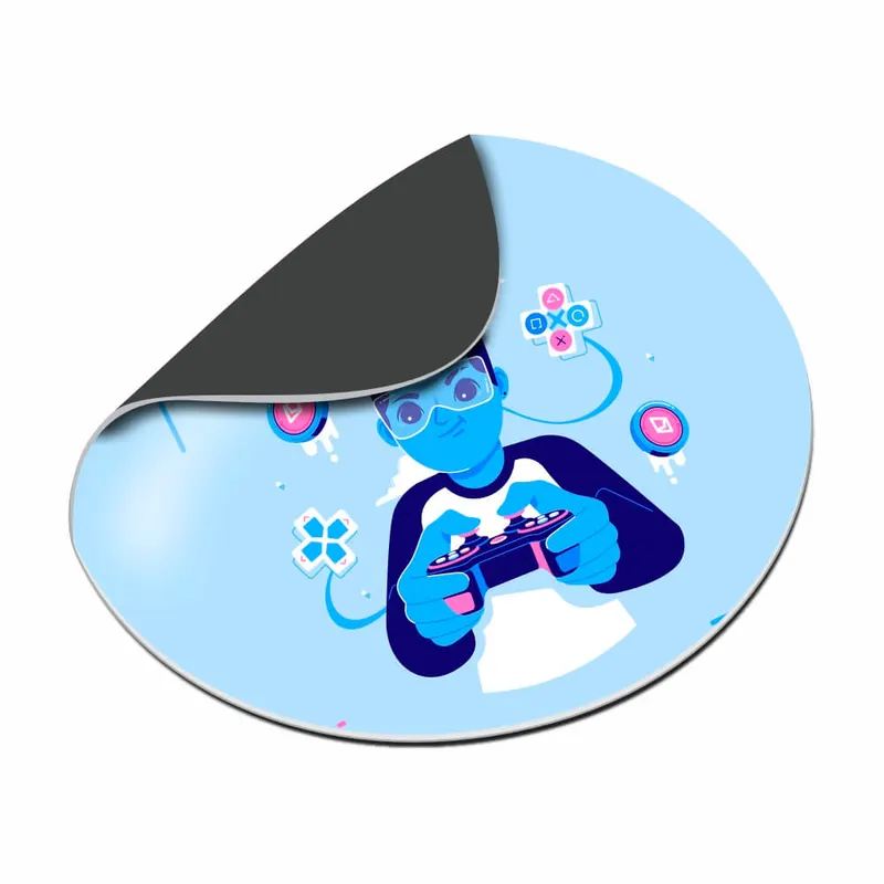 Acessórios para Computadores · Mousepads · Acabamento sem Costura · Redondo personalizado com a sua marca
