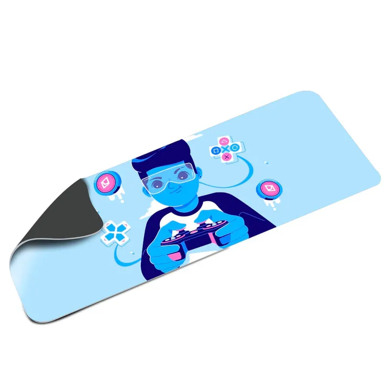 Acessórios para Computadores · Mousepad Gamer Desk Pad · Acabamento sem Costura personalizado com a sua marca