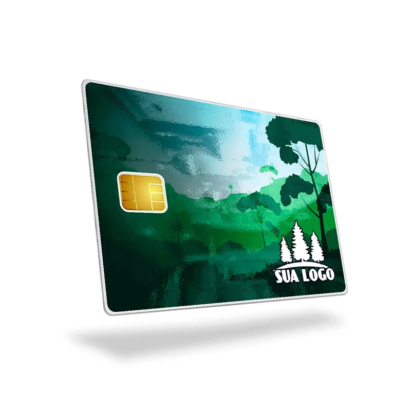 Adesivos · Smart Card · Bopp Branco Brilho personalizado com a sua marca
