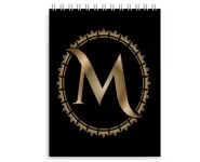 Caderneta · Capa Maleável Wire o · Abertura Vertical · Capa Couchê 250g e Miolo Ap 75g · Lam Fosca Fr e Hotstamping Fr personalizado com a sua marca