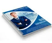 Caderno · Impressão Digital · Capa Papel Paraná 2mm e Miolo Ap 75g personalizado com a sua marca