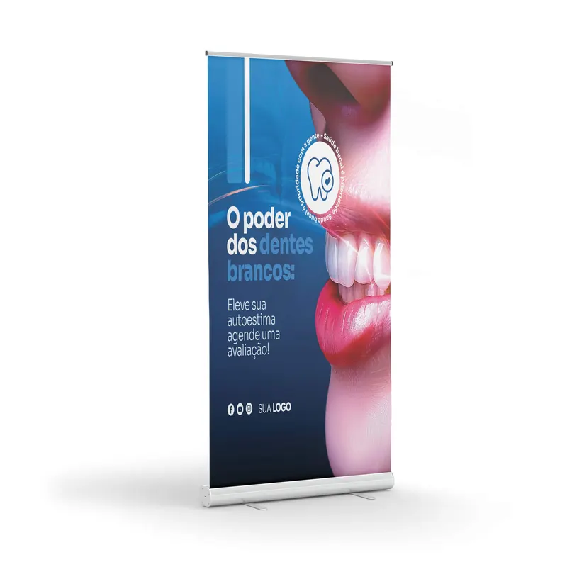 Banners Faixas Lonas e Tecidos · Roll Up · Lona Avulsa · Front Light 240g personalizado com a sua marca