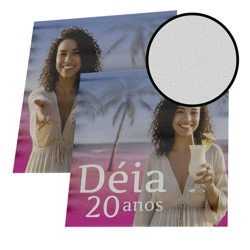 Tecidos · Tactel · Metro Quadrado sem Acabamento personalizado com a sua marca