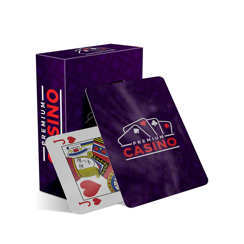 Baralho com Caixa Personalizada personalizado com a sua marca