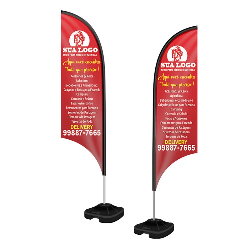 Wind Banner personalizado com a sua marca