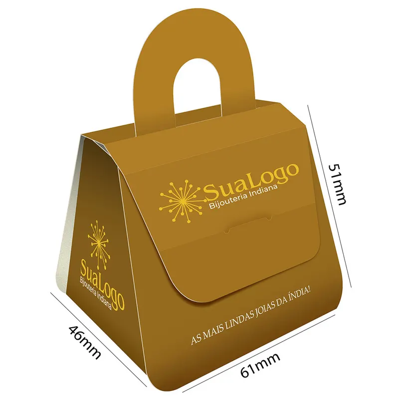 Caixa para Bijuterias · Supremo 255g personalizado com a sua marca