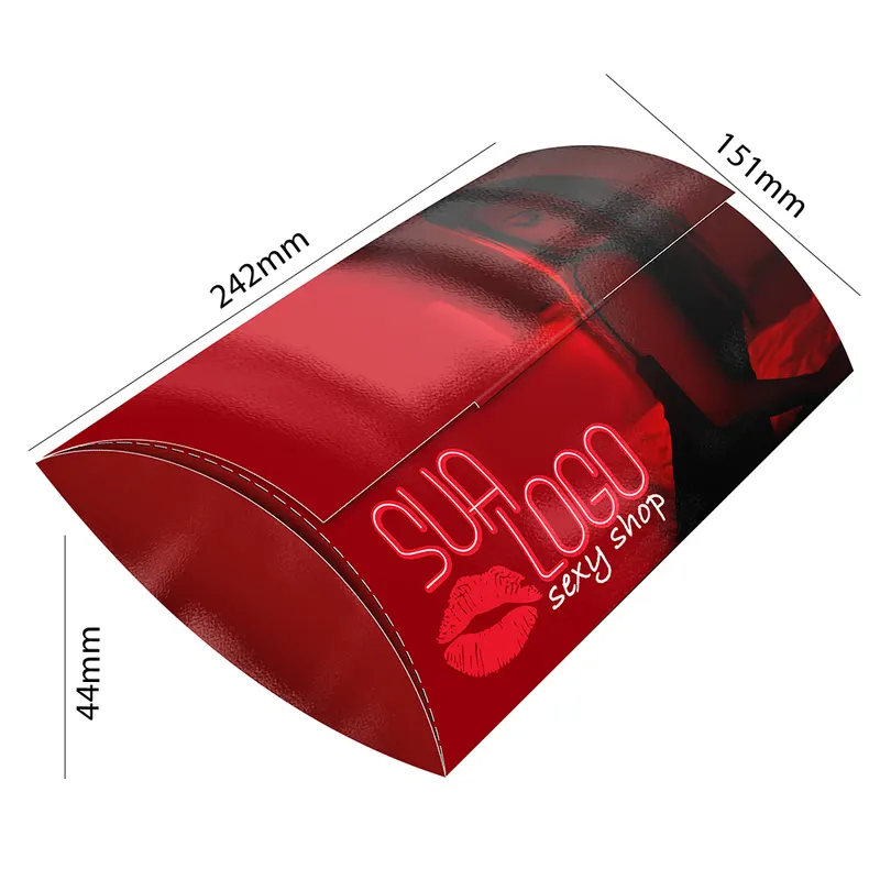 Caixa para Roupas · Couchê 300g personalizado com a sua marca
