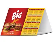 Calendário de Mesa · Básico · Couchê 300g personalizado com a sua marca