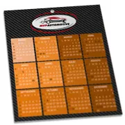 Folhinha de Parede · Couchê 250g personalizado com a sua marca