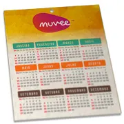 Folhinha de Parede · Reciclato 240g personalizado com a sua marca