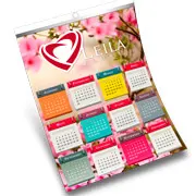 Folhinha Varetada · Couchê 115g personalizado com a sua marca