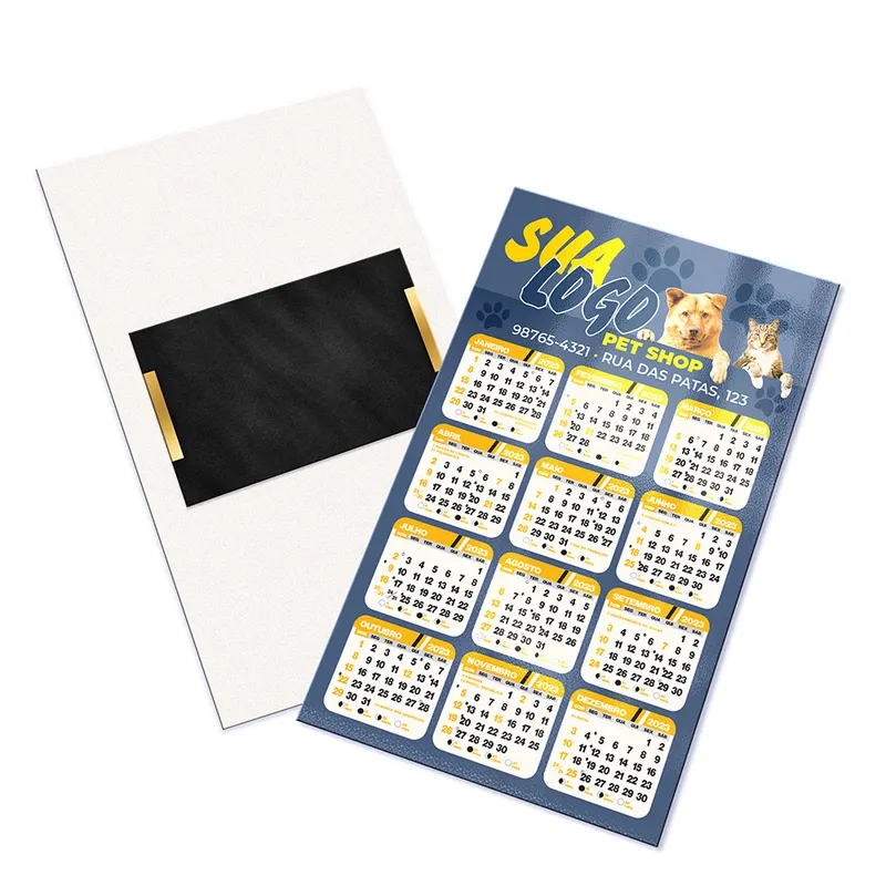 Postais · Imantado Simples · Supremo 255g personalizado com a sua marca