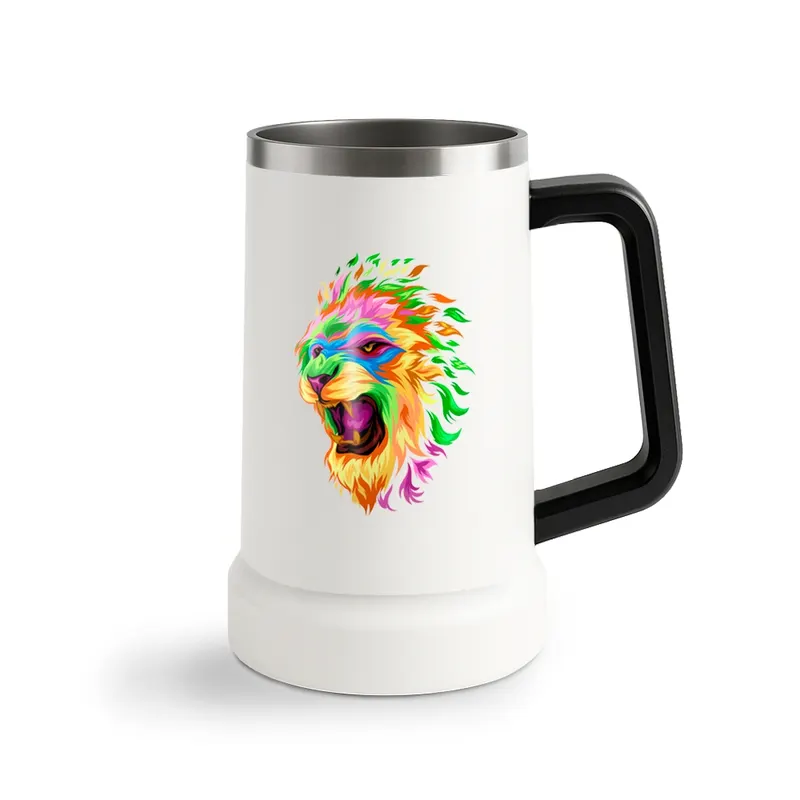 Canecas · Com Adesivo Dtf Uv · Canecas Térmicas · Cerveja 700ml personalizado com a sua marca