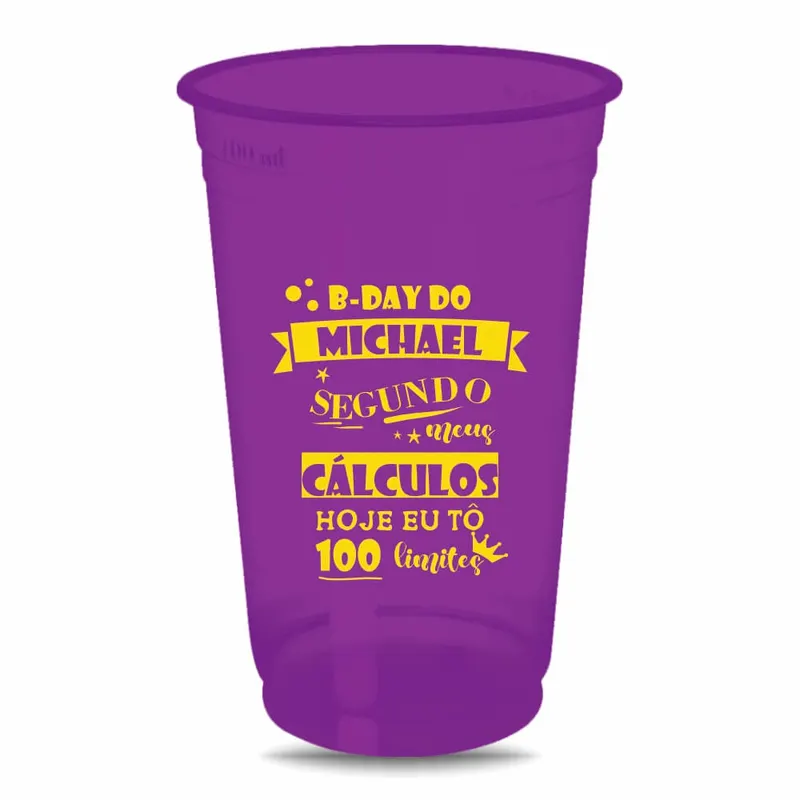 Copos · Impressão Silk · Copos de Plástico · Descartável · 700ml personalizado com a sua marca