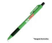 Canetas · Impressão · Plásticas · Roy · Verde Claro personalizado com a sua marca