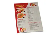 Cardápios Descartáveis · Reciclato 240g personalizado com a sua marca