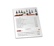 Cardápios Personalizados · Pvc 050mm Premium personalizado com a sua marca