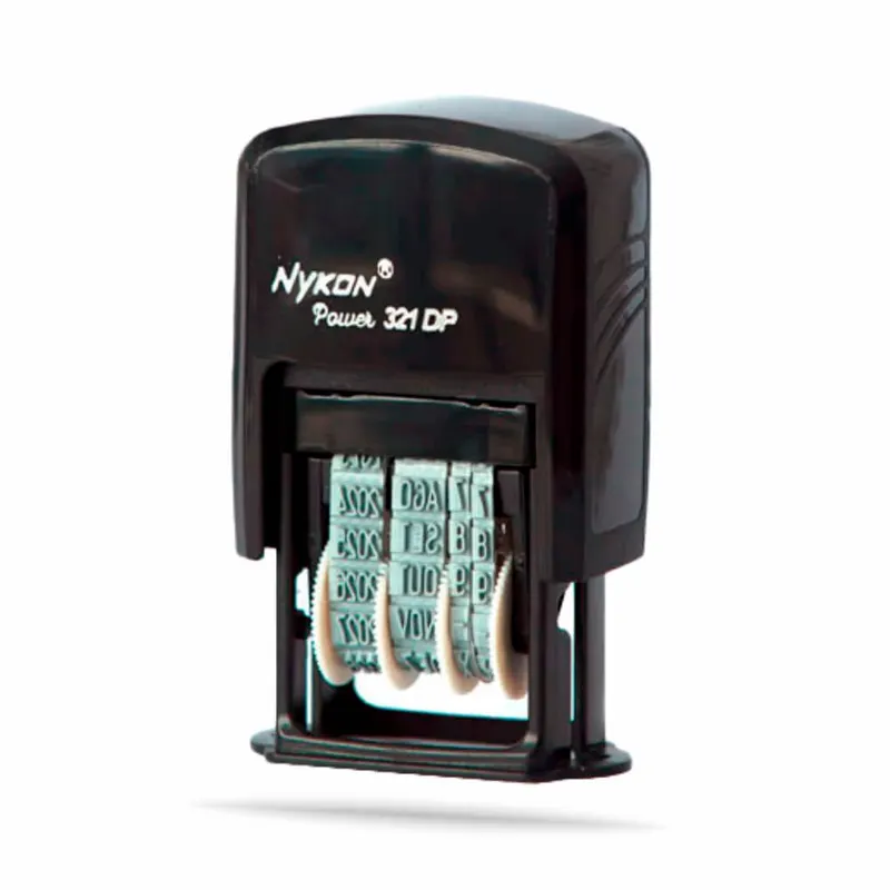 Carimbos · Automáticos · Datador · Nykon 321dp Mini 24x4mm personalizado com a sua marca