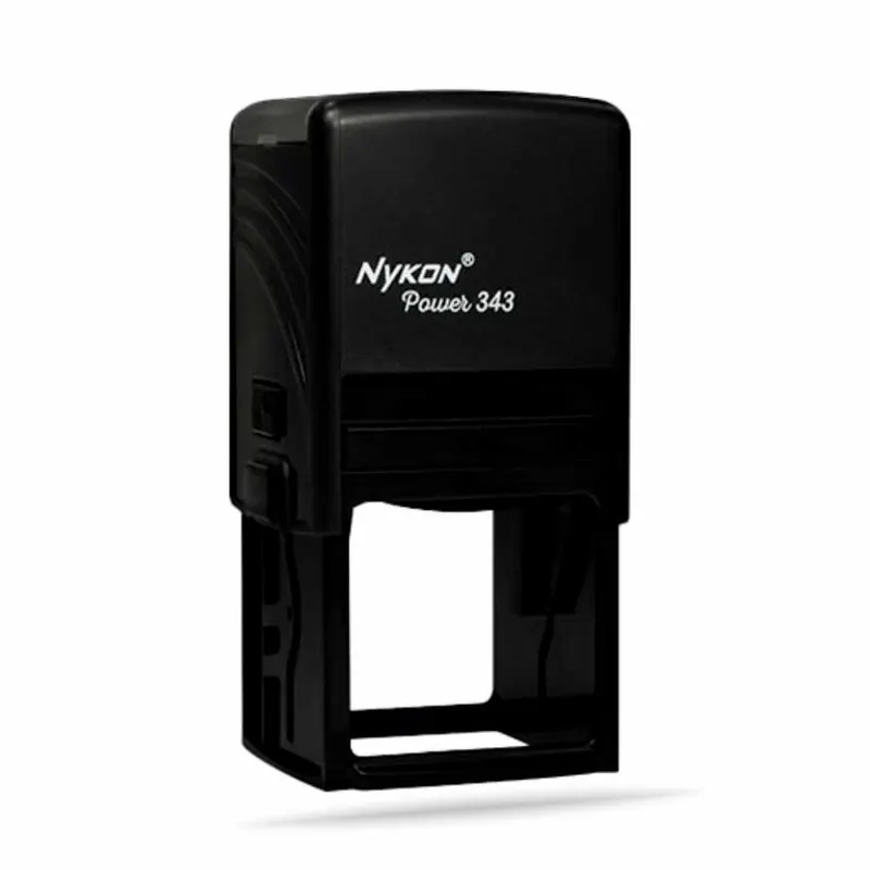 Carimbos · Automáticos · Power · Nykon Nq343 43x43mm personalizado com a sua marca