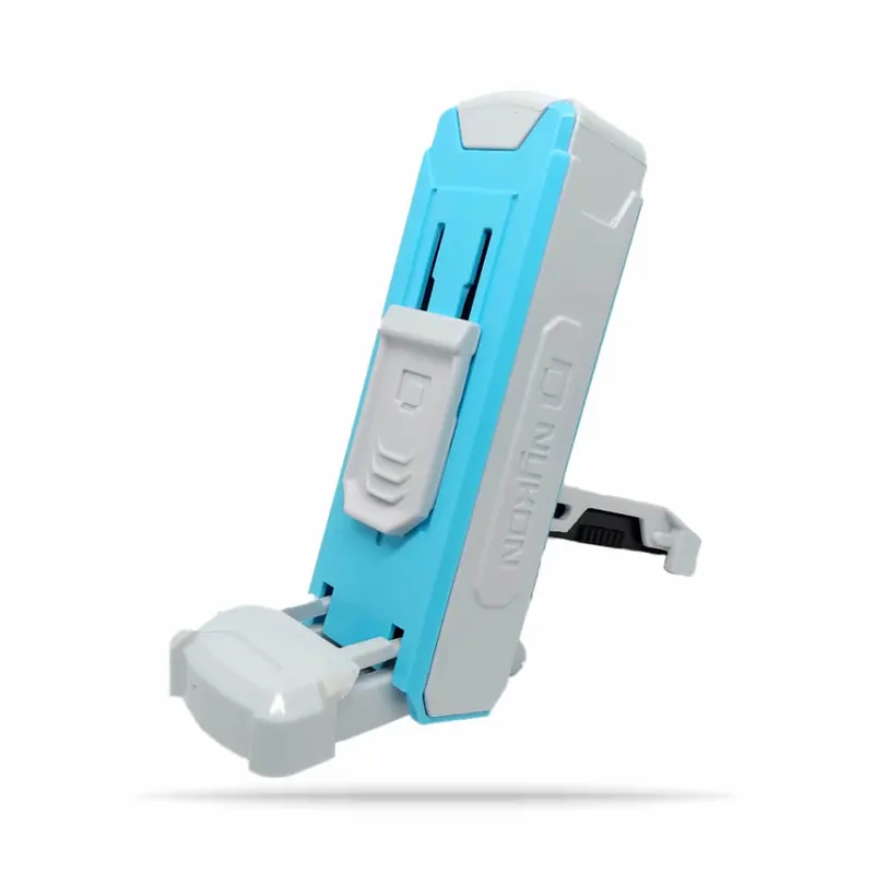 Carimbo de Bolso · Pocket Nykon V Power 302 38x14mm · Azul Claro personalizado com a sua marca