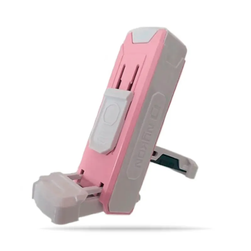 Carimbo de Bolso · Pocket Nykon V Power 302 38x14mm · Rosa Pastel personalizado com a sua marca