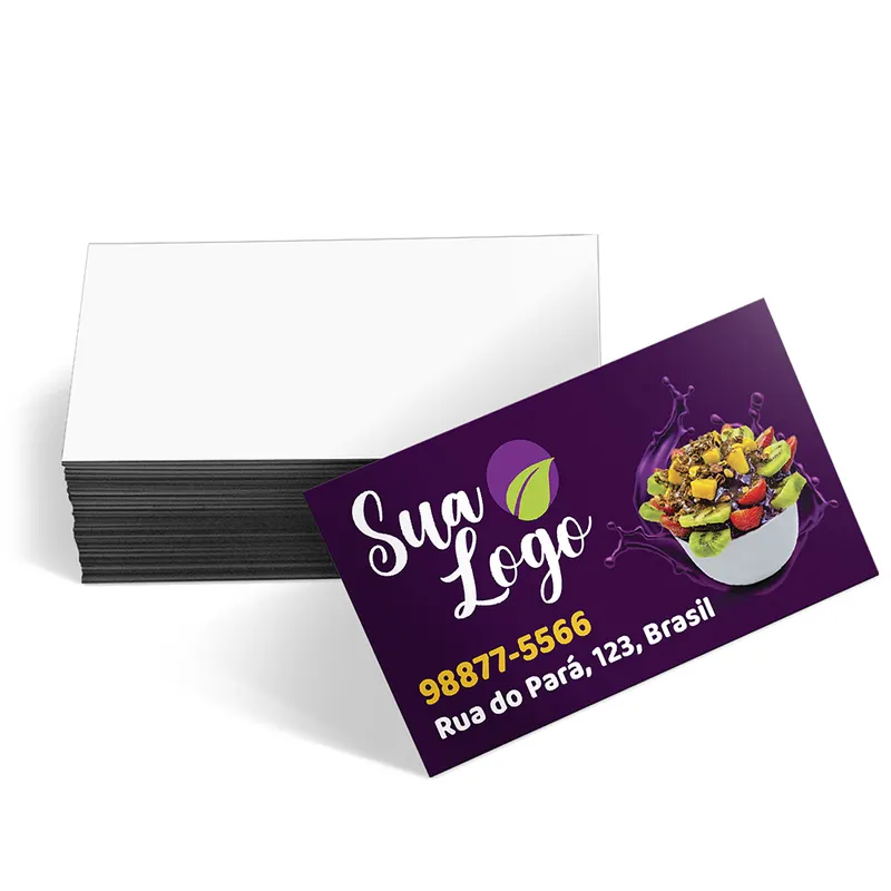 Cartões Fidelidade · Couchê 250g personalizado com a sua marca