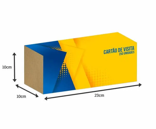 Cobre Caixas · Apergaminhado 150g · Para 1000 Cartões personalizado com a sua marca