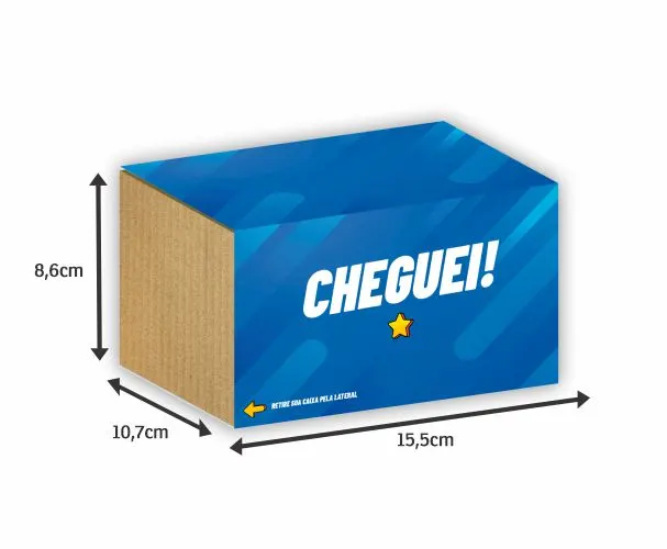Cobre Caixas · Apergaminhado 150g · Para 250 Cartões personalizado com a sua marca