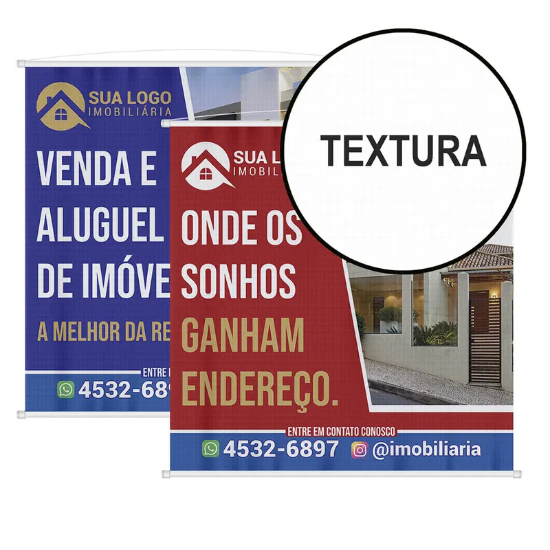 Banners, Faixas, Lonas e Tecidos · Dupla Face 4x4 personalizado com a sua marca