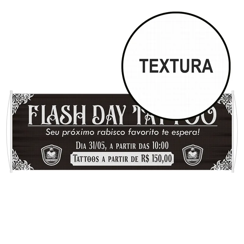 Banners, Faixas, Lonas e Tecidos · Super Titanium 280g personalizado com a sua marca