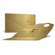 Convites · Clássico · Gold Master 300g personalizado com a sua marca