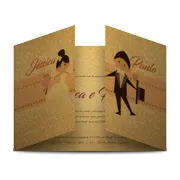 Convites · Imperial · Gold Master 300g personalizado com a sua marca
