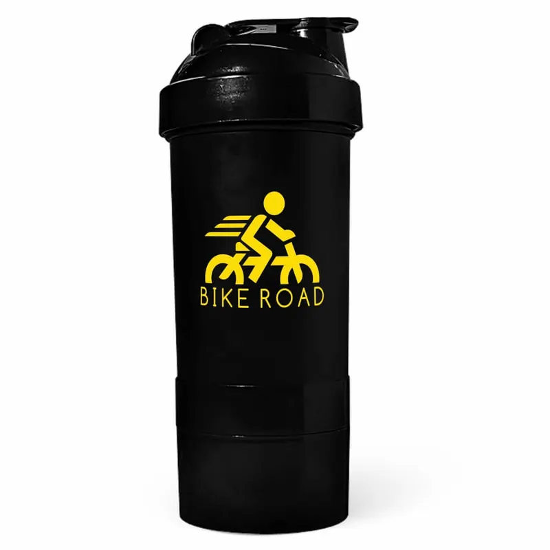 Coqueteleira para Academia · 500ml · 3 Doses personalizado com a sua marca