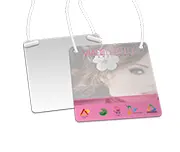 Credenciais · Couchê 250g · Com Cordão sem Clip Jacaré personalizado com a sua marca