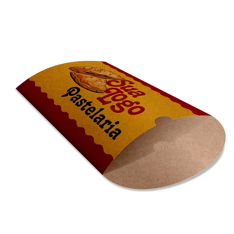 Embalagens para Delivery · Kraft 250g · Pastel · Média personalizado com a sua marca