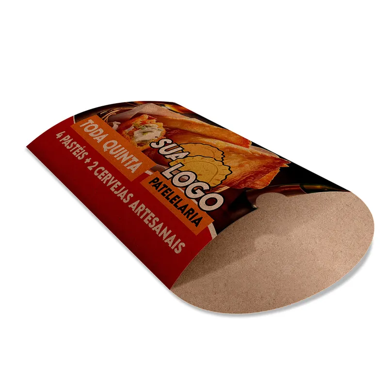 Embalagens para Delivery · Kraft 250g · Pastel · Pequena personalizado com a sua marca