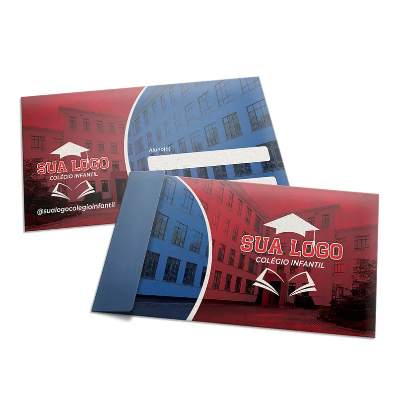 Envelopes Personalizados · Reciclato 90g · Aba Lateral 230x110mm personalizado com a sua marca